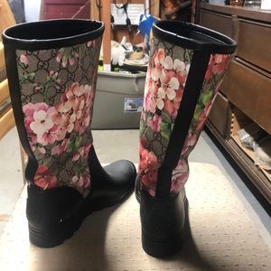 Gucci rain boots